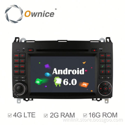Ownice Android 6.0 touch screen Stereo car headunit placement for Benz B200 A-W169 Viano with dvd wifi bluetooth GPS rds